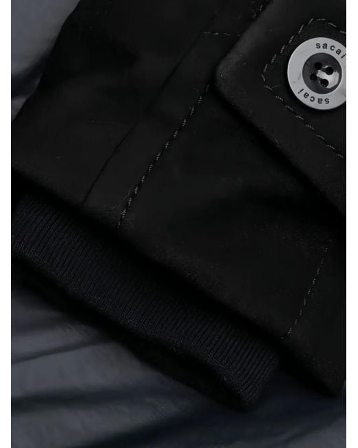 Sacai Black Padded Jacket for men