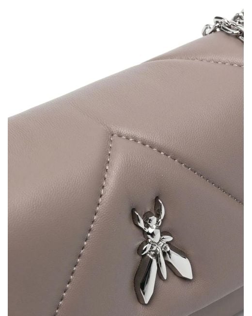 Patrizia Pepe Gray Medium Padded Shoulder Bag