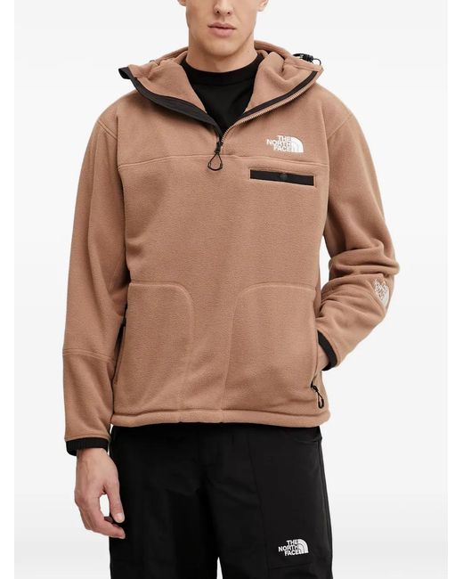 The North Face Black Hooded Zip Hoodie for men