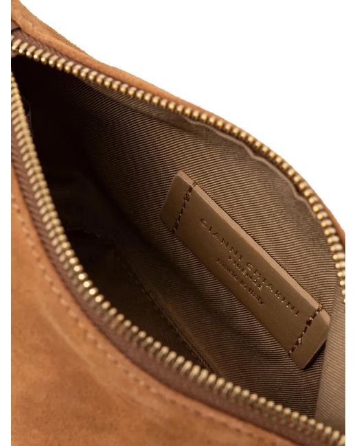 Gianni Chiarini Brown Nora Panelled Clutch Bag