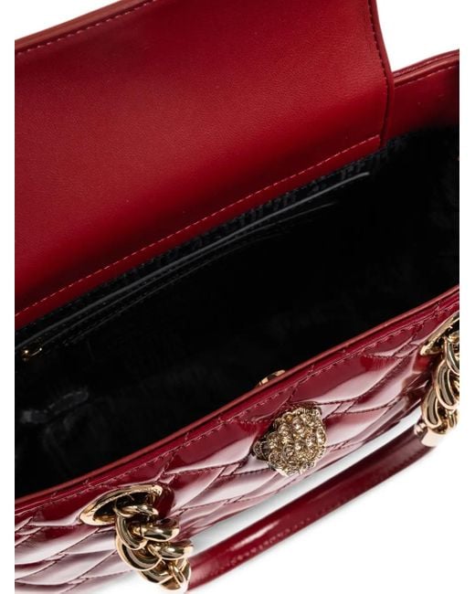 Kurt Geiger Red Quilted Chain-link Tote Bag
