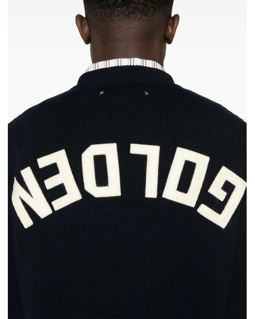 メンズ Golden Goose Deluxe Brand ラウンドネック プルオーバー Black