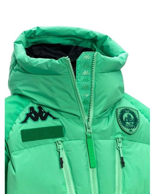Veste Matelassée À Capuche Kappa en coloris Green