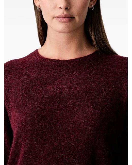 Mos Mosh Red Mape Crew-Neck Sweater
