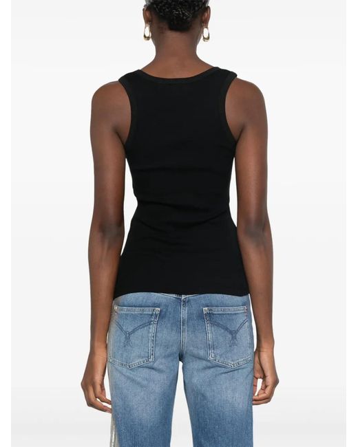 Pinko Black `Calcolatore` Tank Top