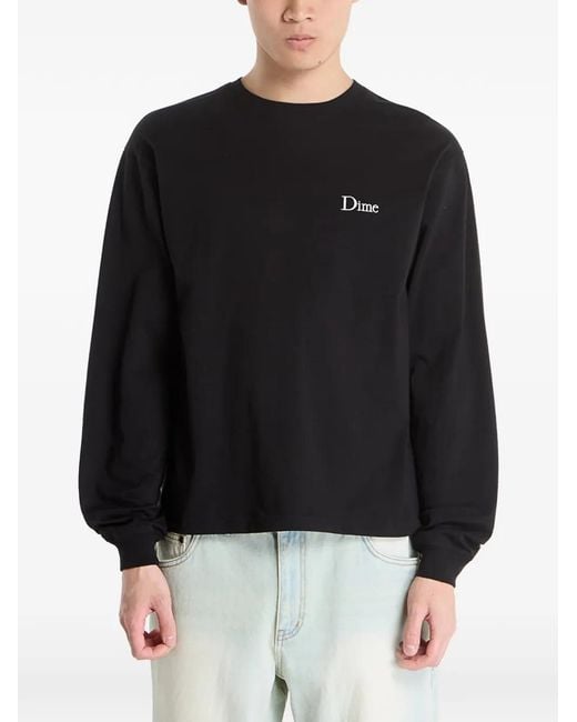 Dime Black Haut À Logo