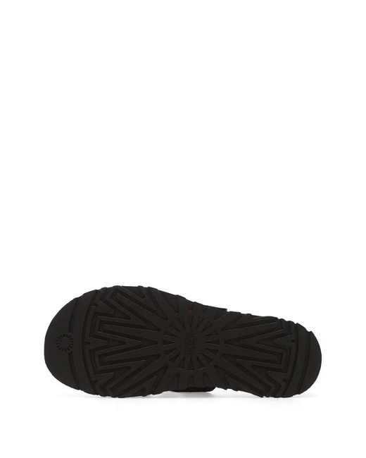 Ugg Black Goldengaze Touch-Strap Sandals