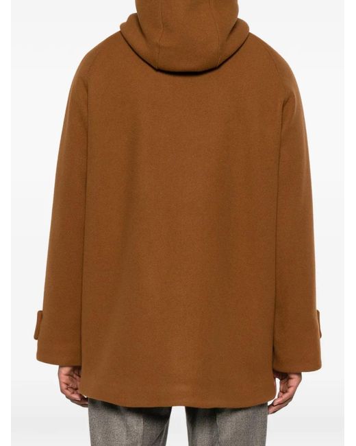 Tagliatore Brown Manteau À Capuche for men