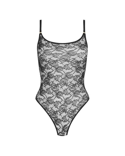 Maison Close Flashback Body Met String in het Black