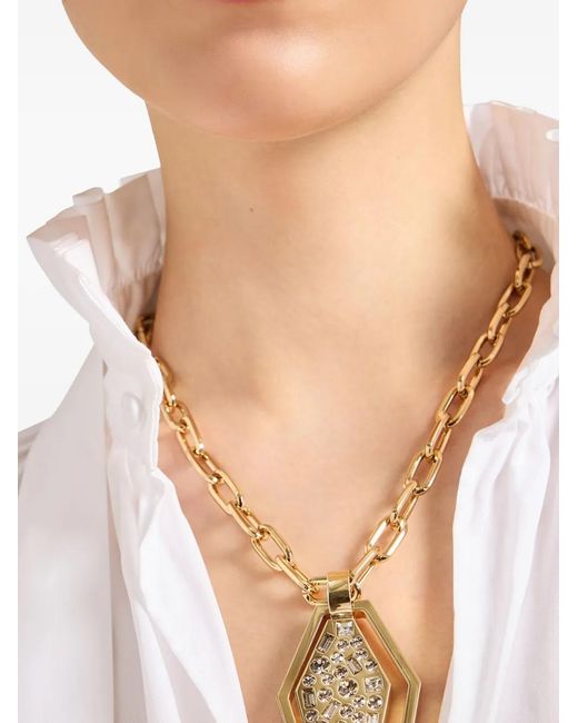 Collier À Pendentif LaDoubleJ en coloris Metallic