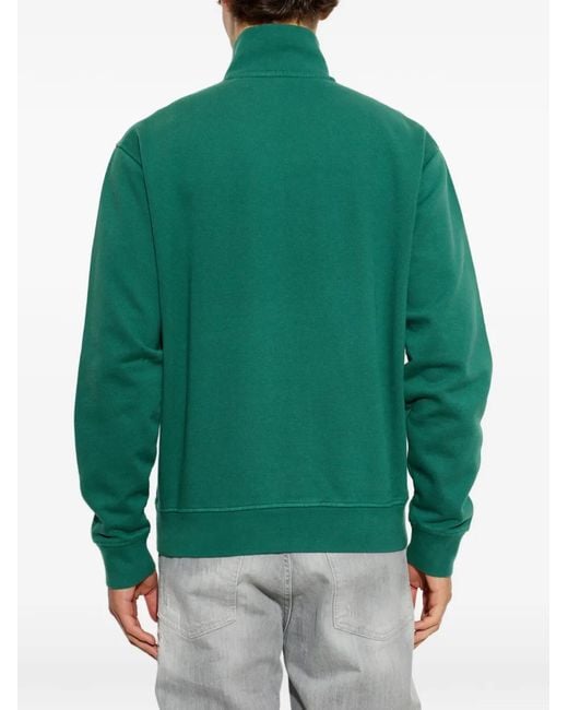 DSquared² Green Sweatshirt With Logo for men