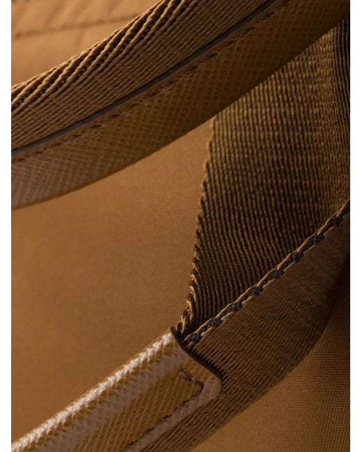 Borsa Tote Re-Nylon di Prada in Brown