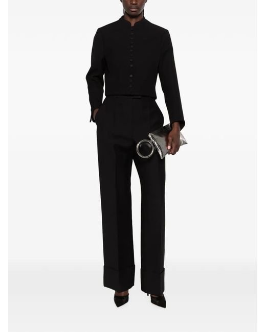 Tom Ford Black Grain De Poudre Jacket