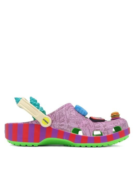 CROCSTM Pink X The Simpsons "Krusty The Clown" Sandals for men