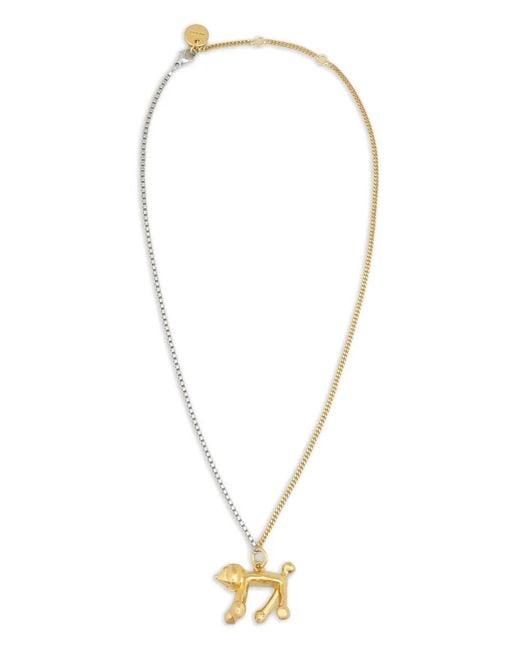 Marni White Zoo Necklace
