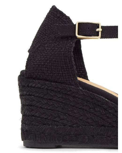 Castaner Black Carol Wedged Espadrilles