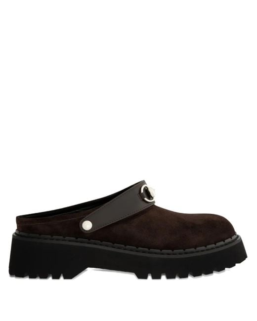 Gucci Brown Horsebit-Detail Mules