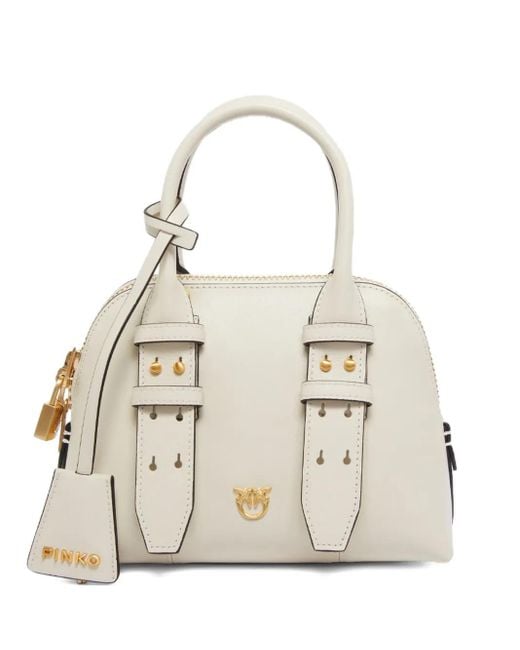 Pinko Natural Leather Tote Bag