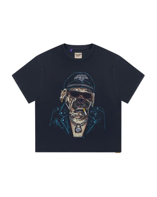 GALLERY DEPT. Oct Biker Dog Tシャツ Blue