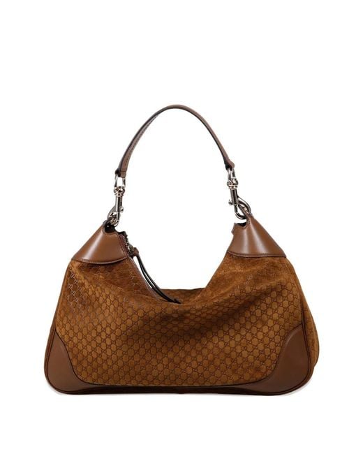 Gucci グッチ B ショルダーバッグ M ブラウン | Lyst