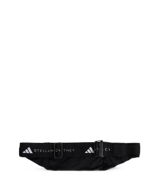 Adidas By Stella McCartney Black Logo-Print Belt Bag