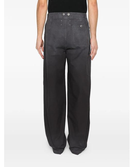Maison Margiela Gray Patch-Pocket Trousers for men