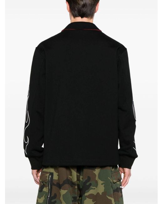 Givenchy Black Reversible Jersey Shirt Jacket for men