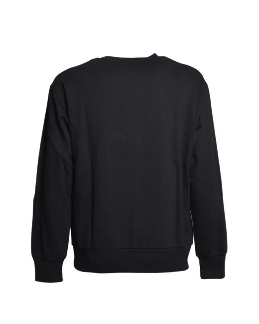 Evisu Black Seagull-Patch Sweater for men