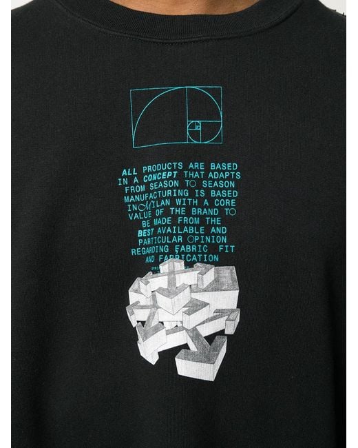 Off-White c/o Virgil Abloh Black Dripping Arrows Sweatshirt for men