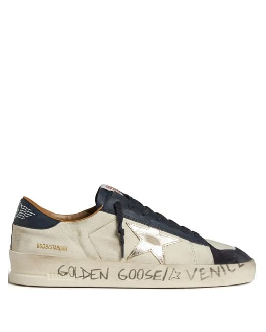 Golden Goose Deluxe Brand Brown Stardan Sneakers for men