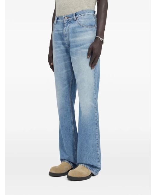 MM6 by Maison Margiela Blue Bootcut Jeans for men