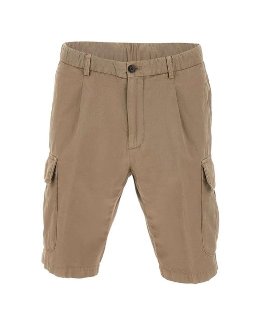 Briglia 1949 Natural Newport Cargo Shorts for men