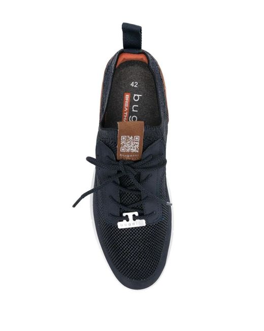 Bugatti Blue Knitted Sneakers for men