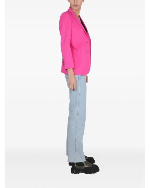 SAULINA Pink Adelaide Button Jacket