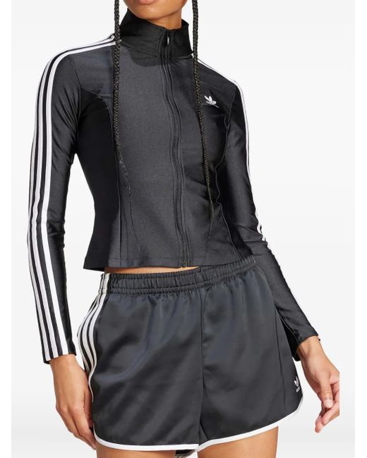 Adidas Black Adicolor 3-Stripes Zip-Up Track Jacket