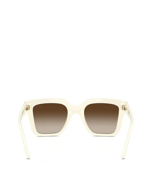 Vogue Eyewear White Square-Frame Sunglasses
