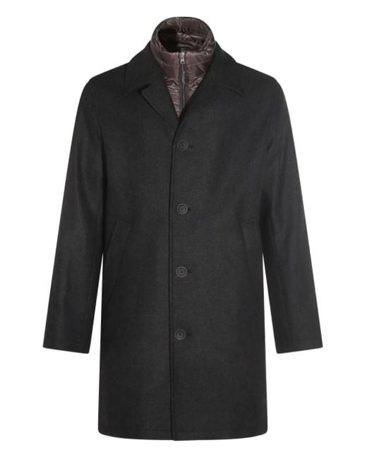 メンズ Herno デタッチャブルライナーコート Gray