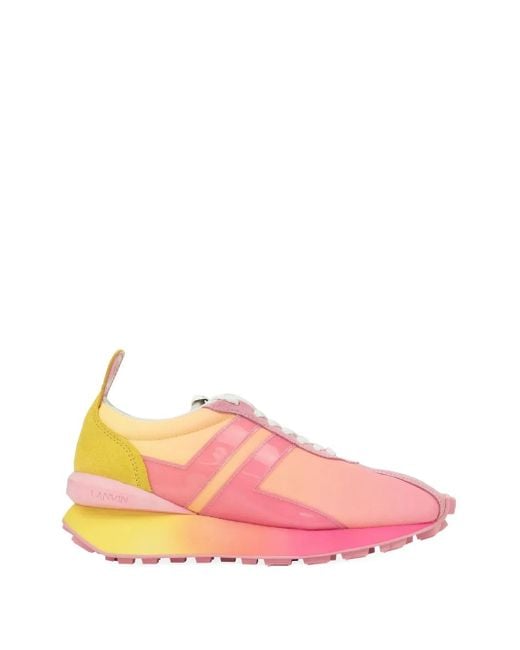 Zapatillas Bumpr Rose/Jaune Lanvin de hombre de color Pink