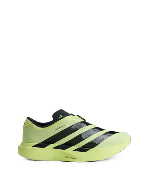 Adidas Green Adizero Evo Sl Zip Running Shoes for men