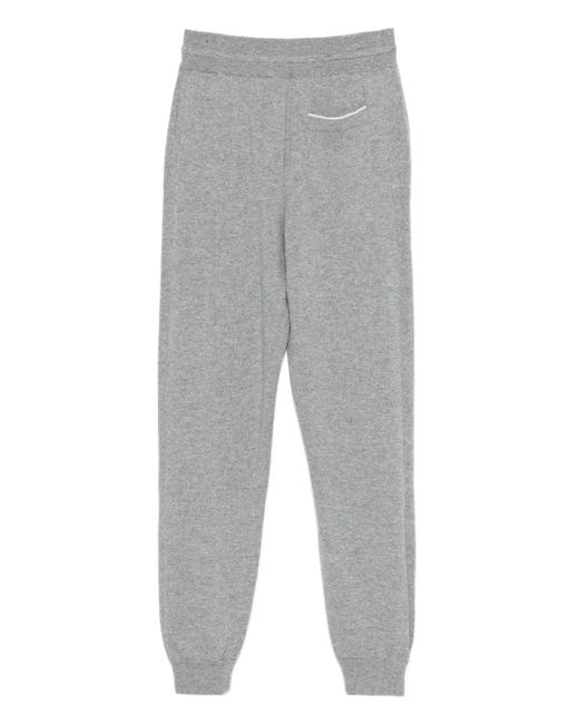 Cruciani Gray Drawstring-Waist Pants for men