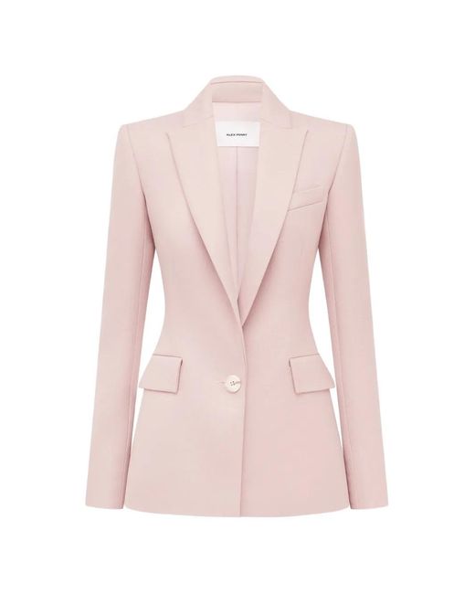 Alex Perry Pink Single-Breasted Blazer