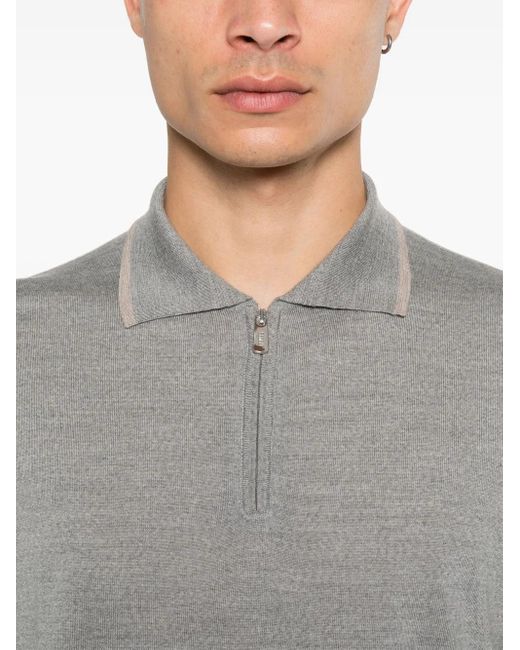 Polo di Fedeli in Gray da Uomo