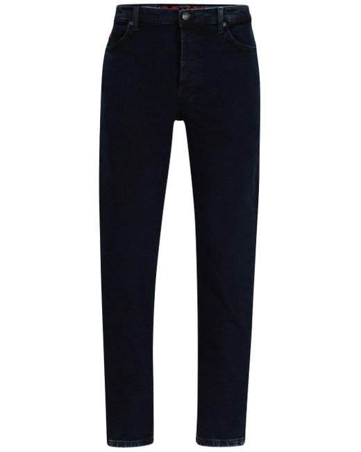 HUGO Blue Low-rise Slim-fit Jeans for men