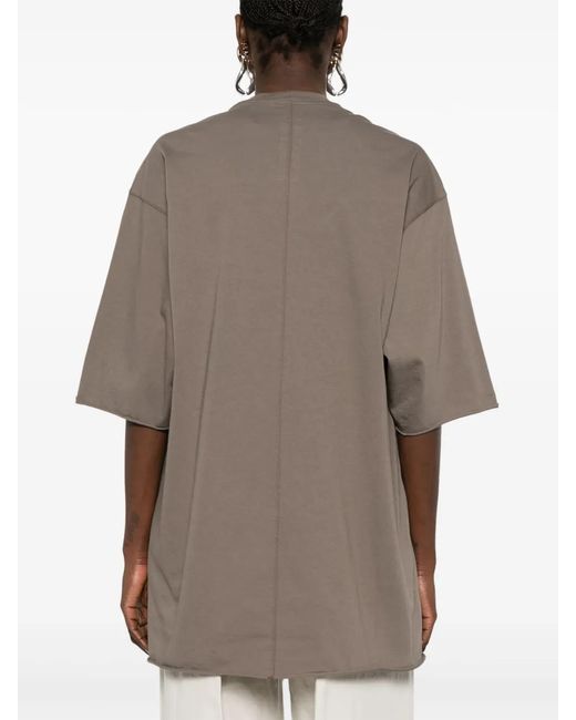 Rick Owens Gray Jumbo T-Shirt