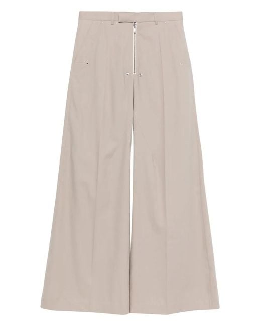 Rick Owens Belas Hose Mit Reißverschlussdetail in White für Herren