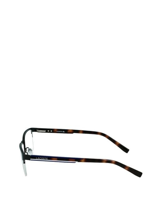 Lacoste Black Rectangle Glasses for men