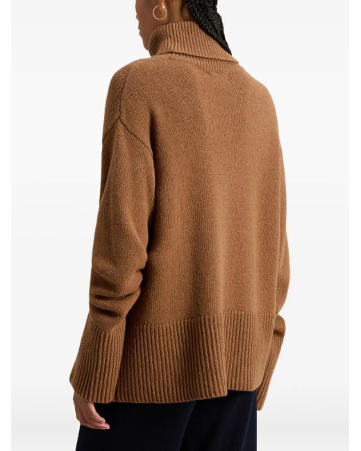 Woolrich タートルネック セーター Brown