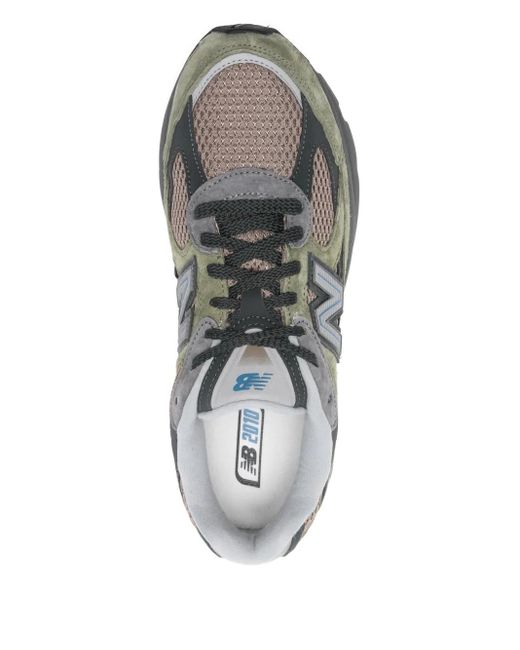 New Balance Gray 2010 Panelled Sneakers