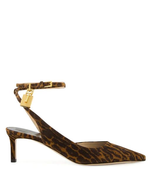 Tom Ford Ocelot パドロック パンプス Metallic