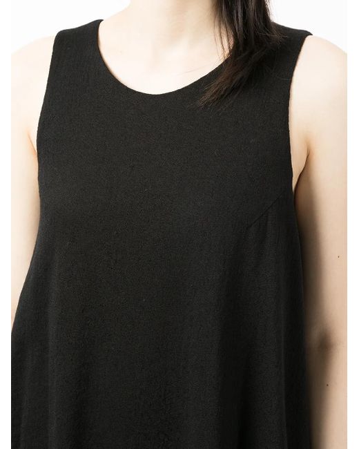 Forme D'expression Black Layered-Detail Asymmetric Dress